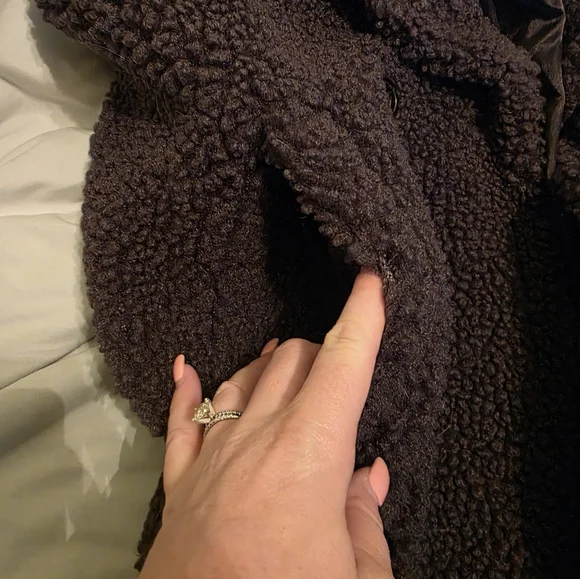 UGG Gertrude Teddy Sherpa Coat Size Small - Picture 12 of 16